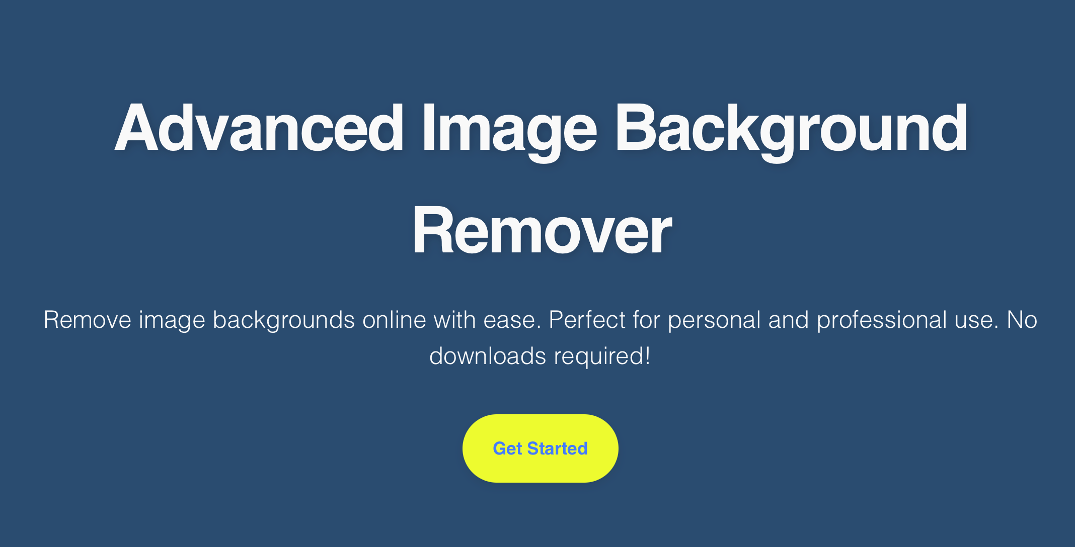 Advanced Image Background Remover